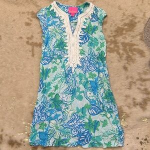 Lilly Pulitzer Mini Shift Dress Size S 🩵💚